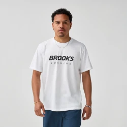 Koszulka do biegania męska Graphic Short Sleeve biała