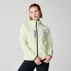 Kurtka przeciwdeszczowa do biegania damska Canopy Jacket  jasnożółta