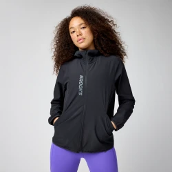 Kurtka przeciwdeszczowa do biegania damska Canopy Jacket czarna