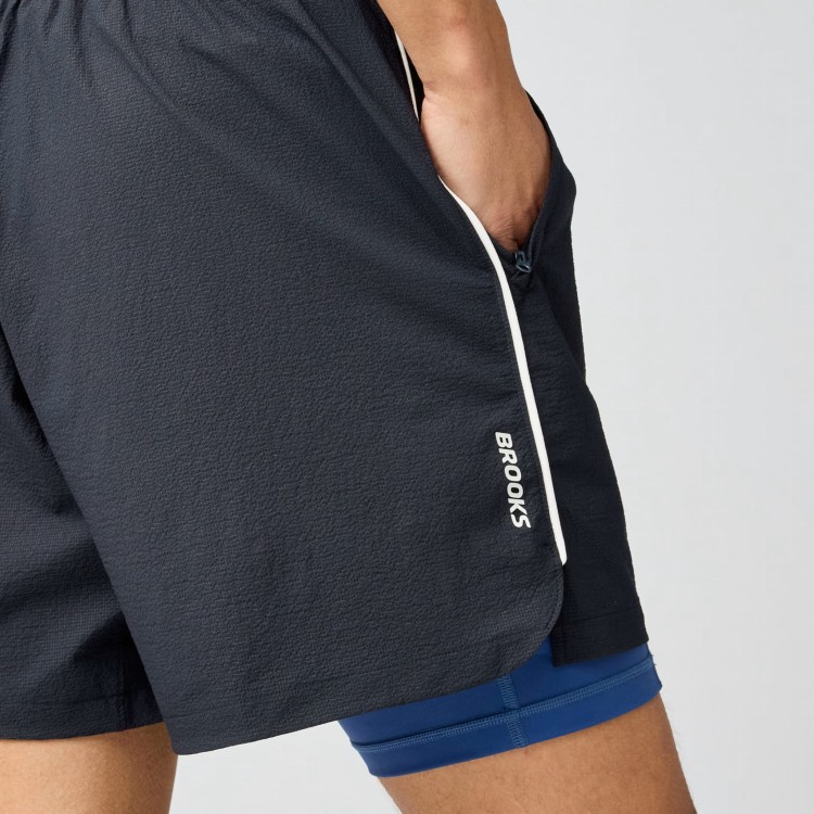 Spodenki do biegania męskie Movement Short krótkie czarne