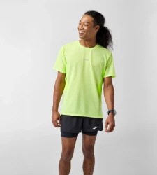 Koszulka do biegania męska High Point Short Sleeve 2.0 Sunray/Nightlife
