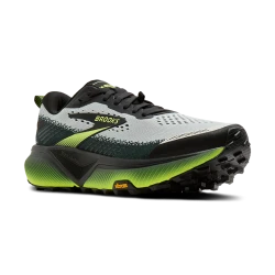 Buty do biegania męskie Cascadia 20 w teren szaro-zielone