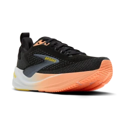 Buty do biegania damskie Ghost Max 4 na asfalt czarno-brzoskwiniowe
