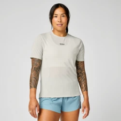 Koszulka do biegania damska High Point Short Sleeve 2.0 jasnoszara