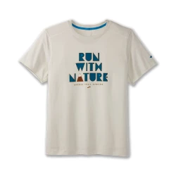 Koszulka do biegania męska Distance Short Sleeve 2.0 biała